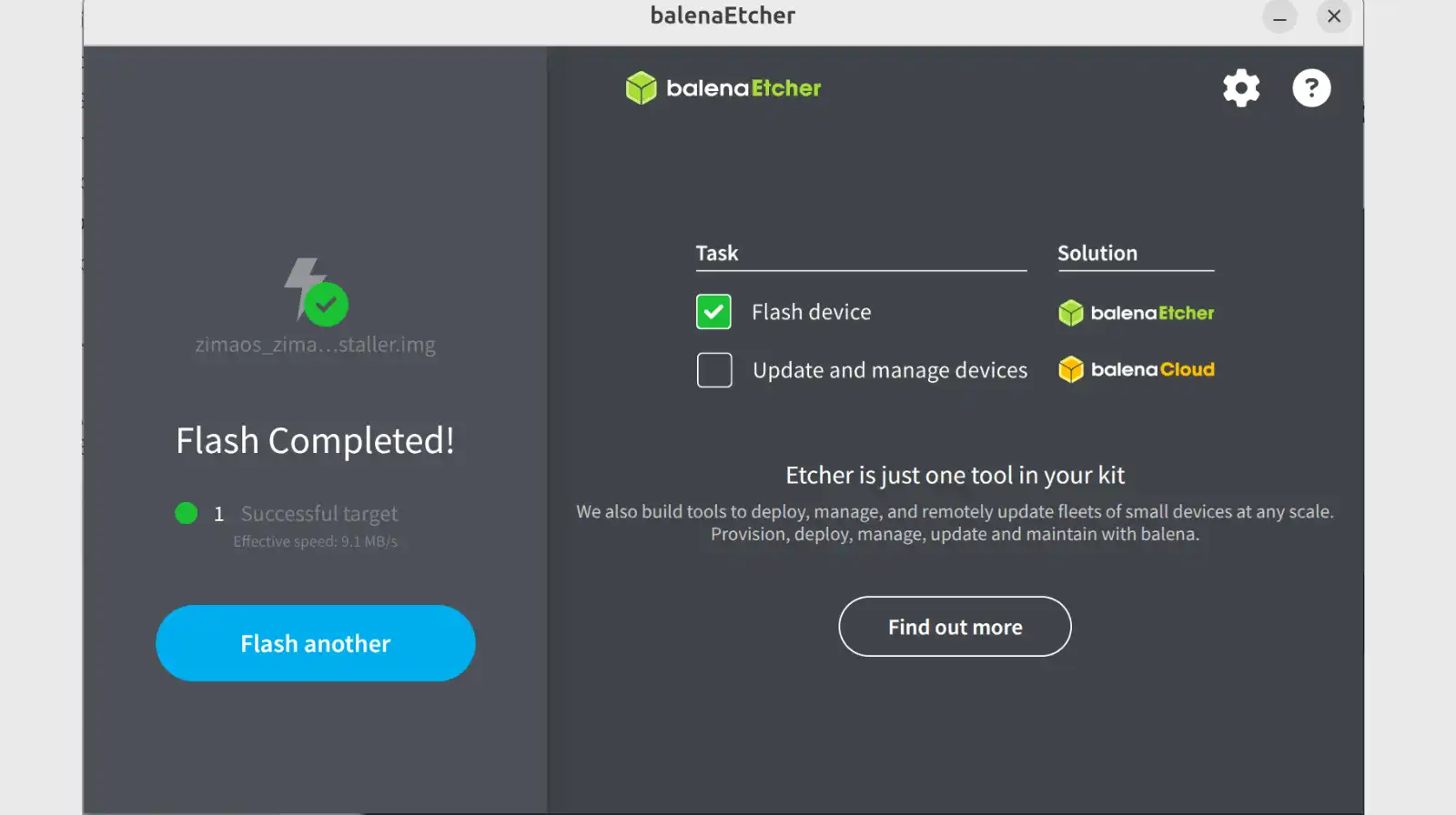 Installer-ZimaOS-Fin-processus