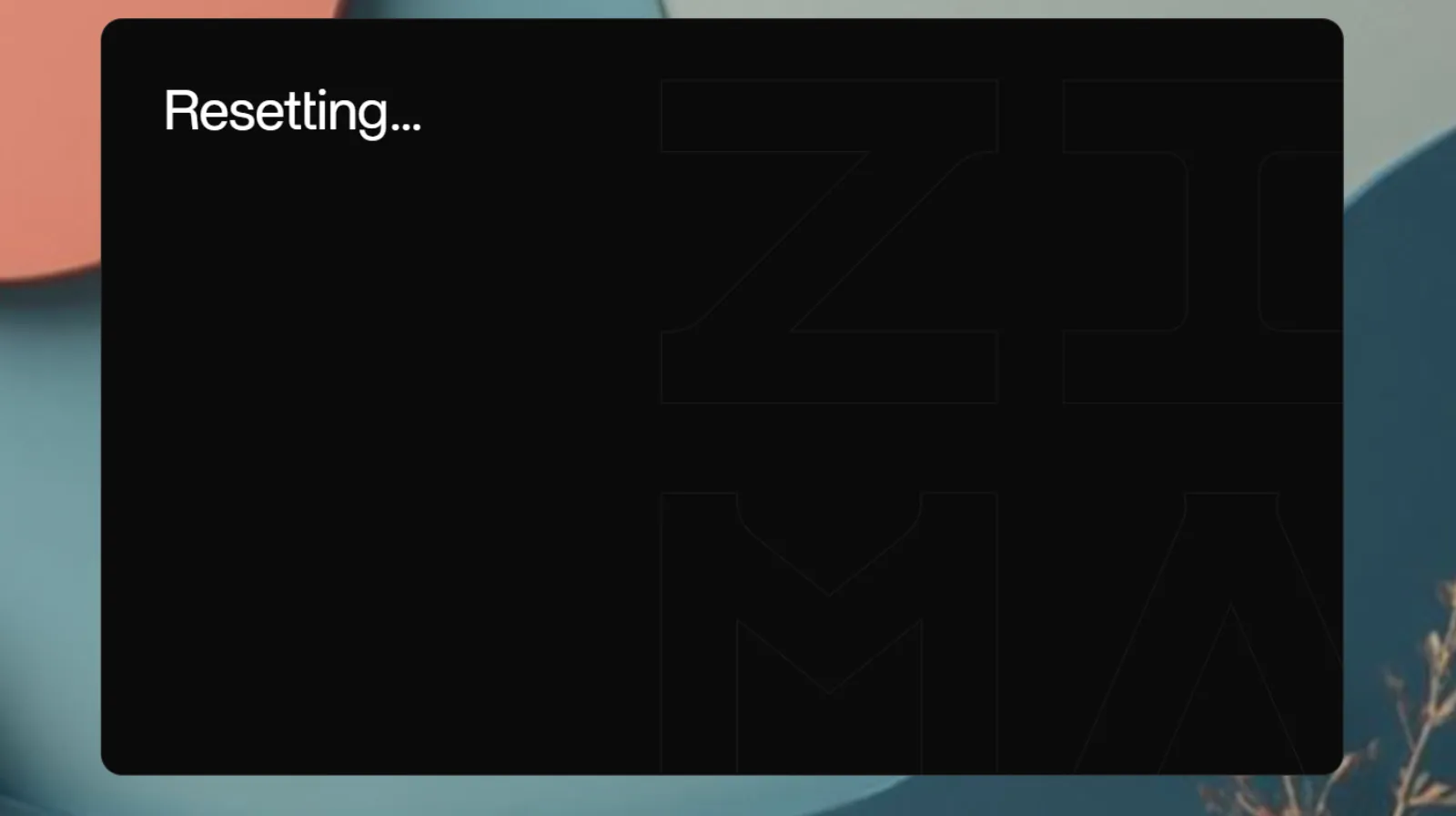 Reinitialiser-ZimaOS-Reset