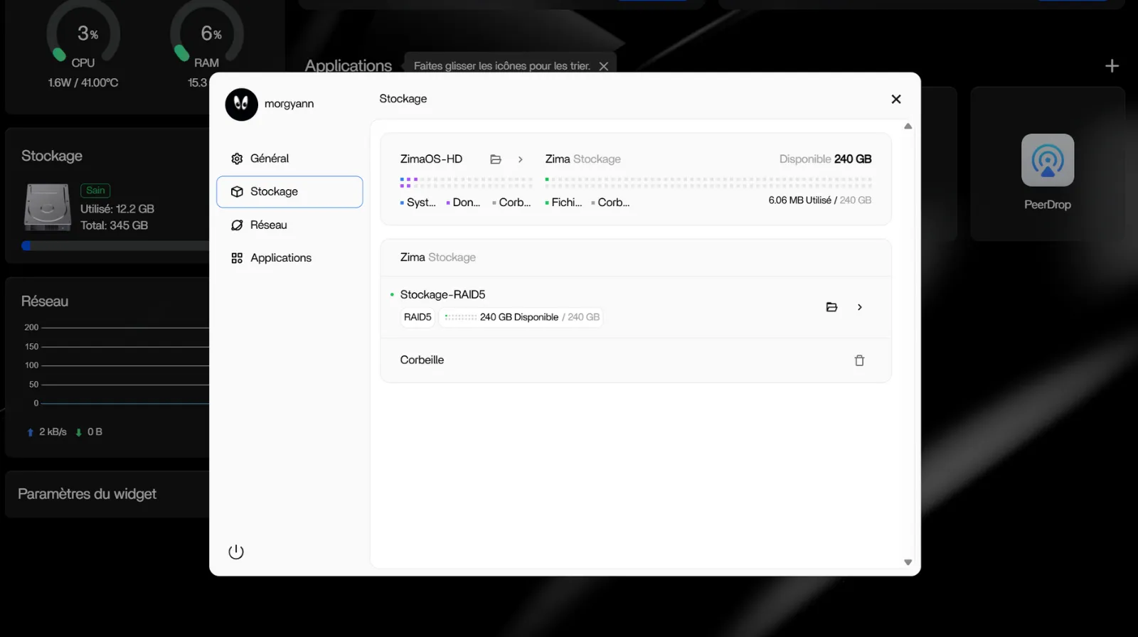 ZimaOS-Linterface-intuitive-Le Stockage