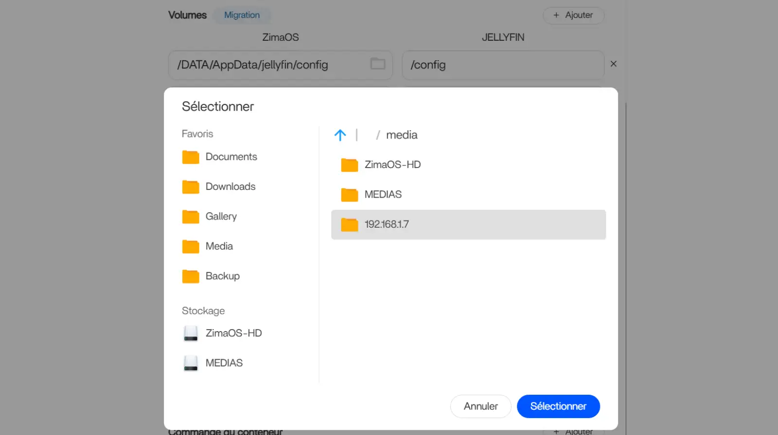 Vous pouvez aussi préciser plusieurs emplacements en ajoutant des lignes.