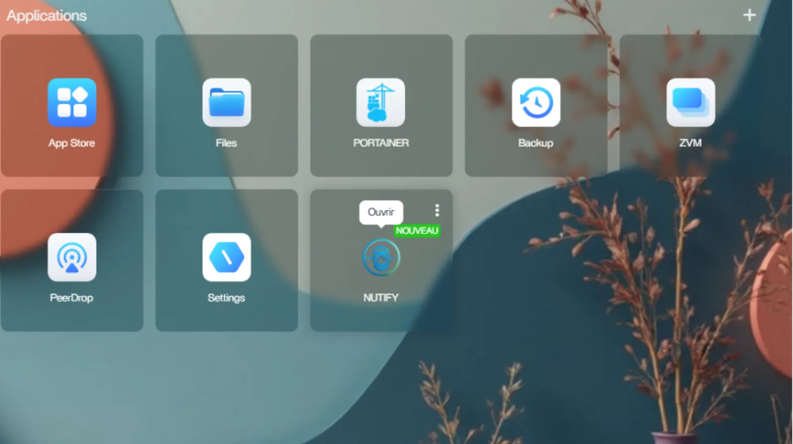 nouvelle tuile Nutify