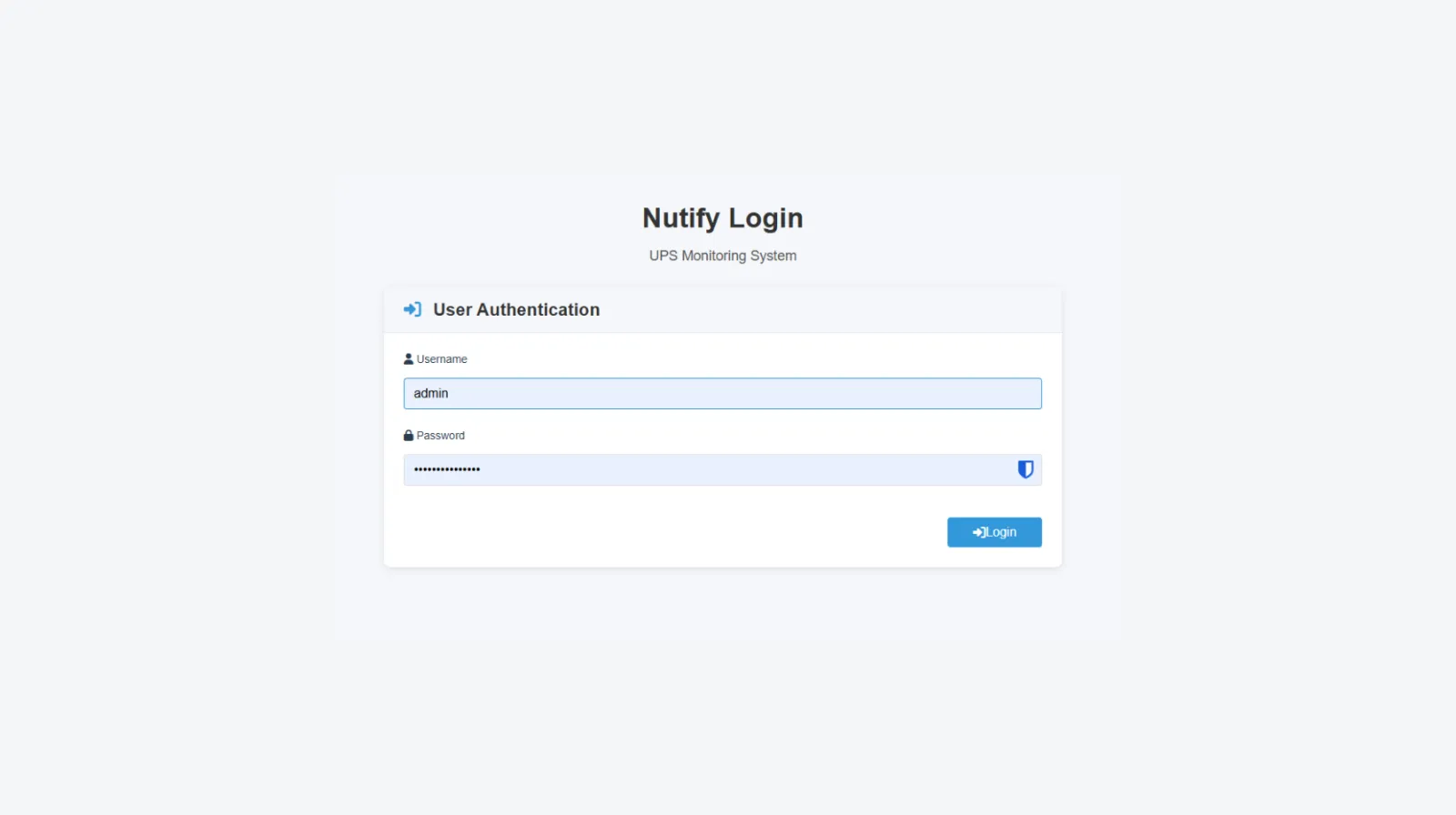 authentifiez-vous en admin et ->Login