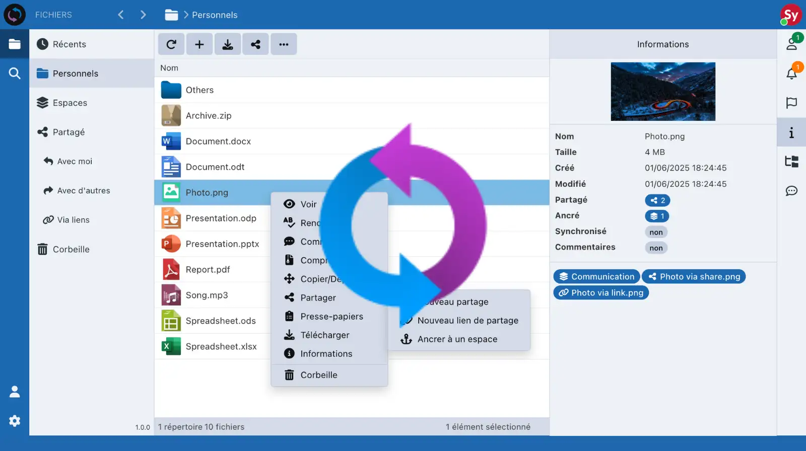 Installer-Sync-In SYNC-IN – Installation