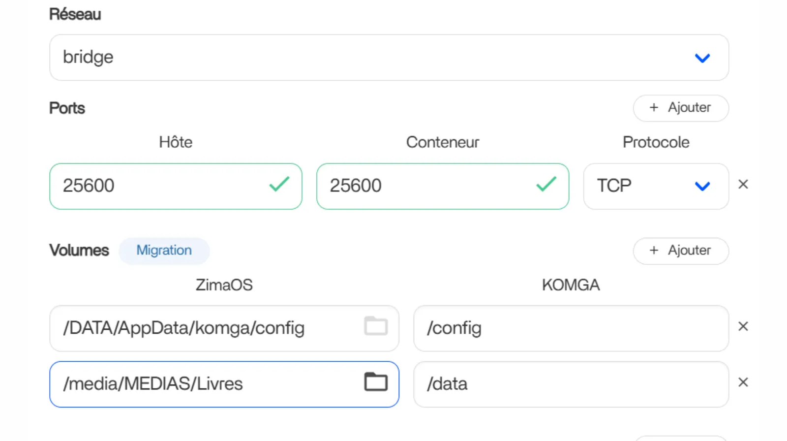 Indiquez le chemin du dossier où sont stockés vos livres - ebooks.
