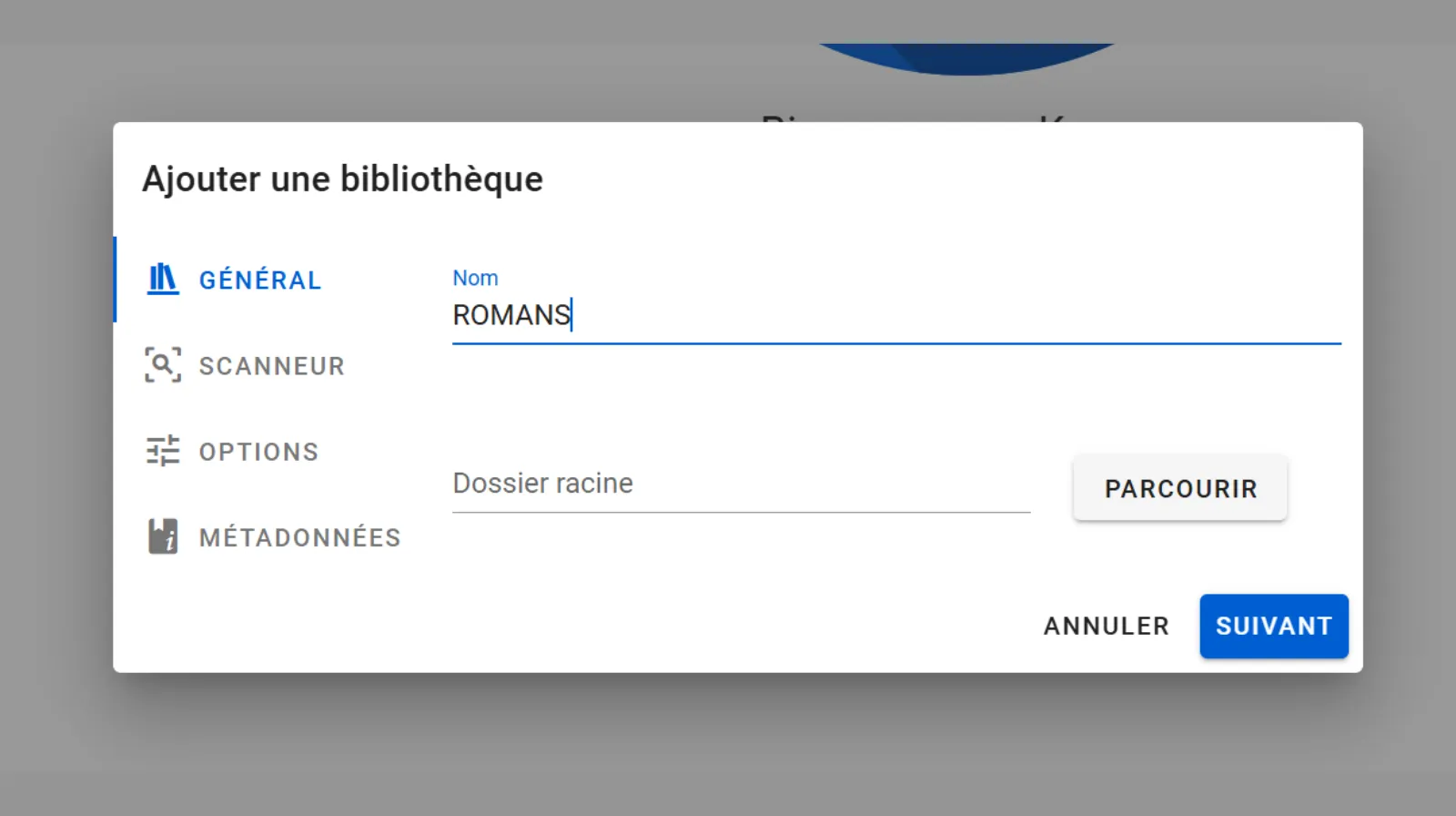 Donner un nom à votre nouvelle étagère