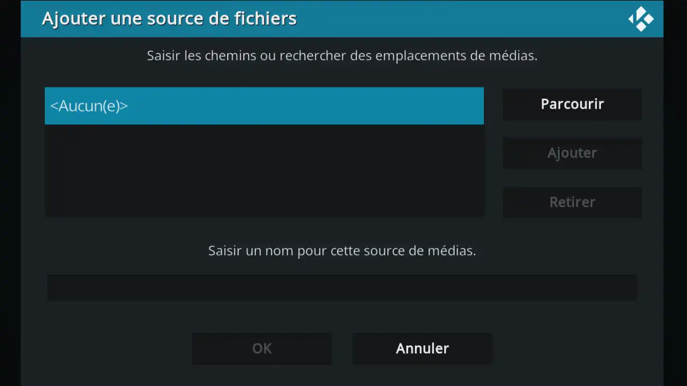 Kodi comme client Plex - Aucun