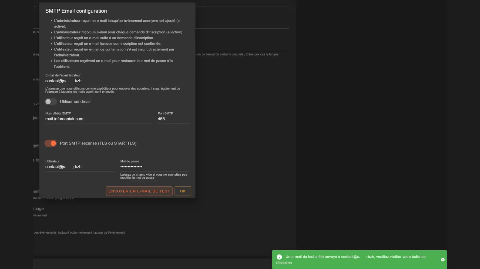 configurer gancio e mail test configurer gancio e mail test