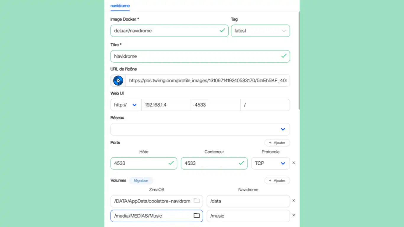 installer navidrome config console installer navidrome config console