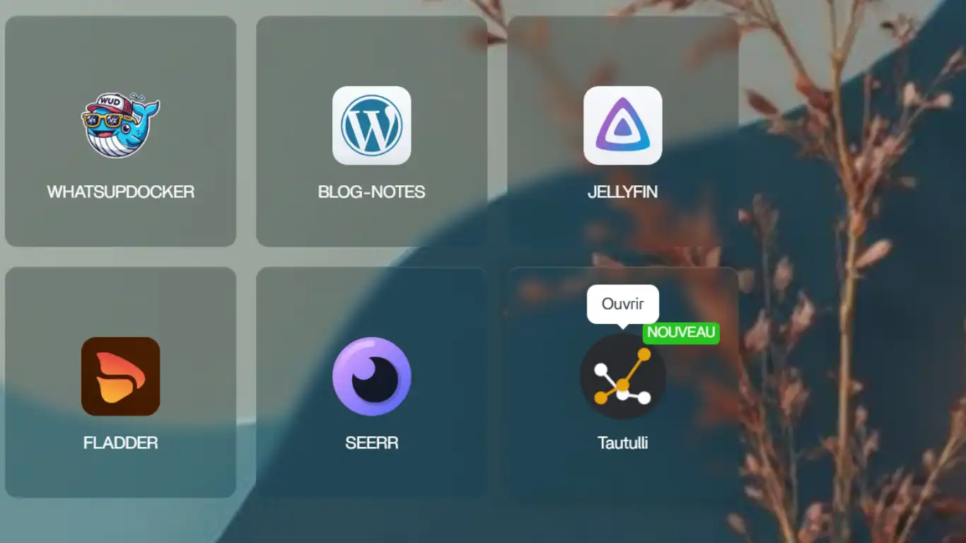 installer tautulli ouvrir la tuile installer tautulli ouvrir la tuile