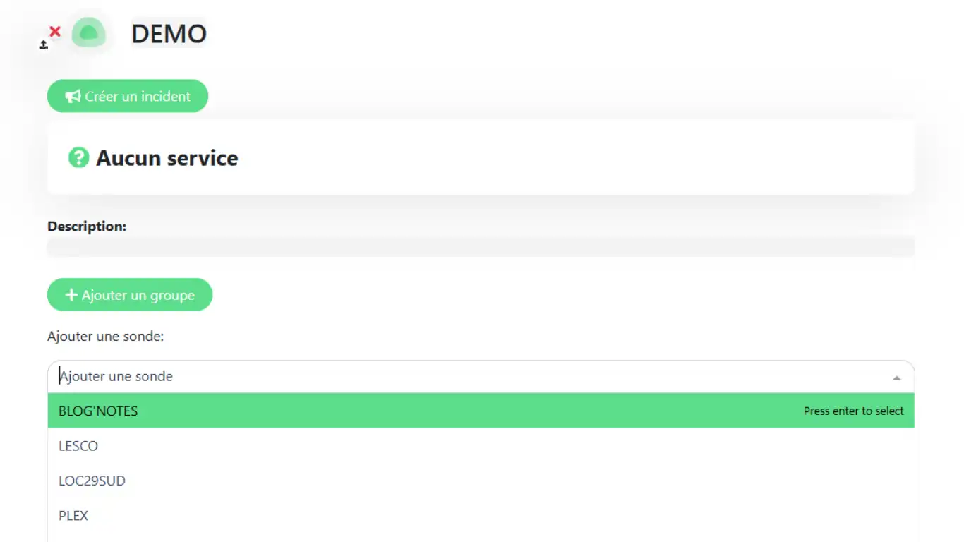 uptime kuma choisir les sondes uptime kuma choisir les sondes