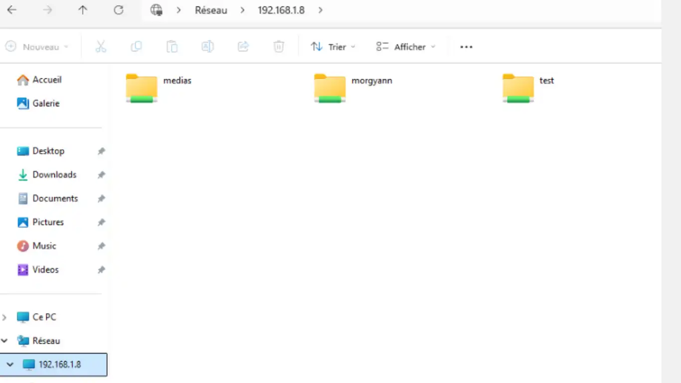 Samba sur Debian - Connexion Windows
