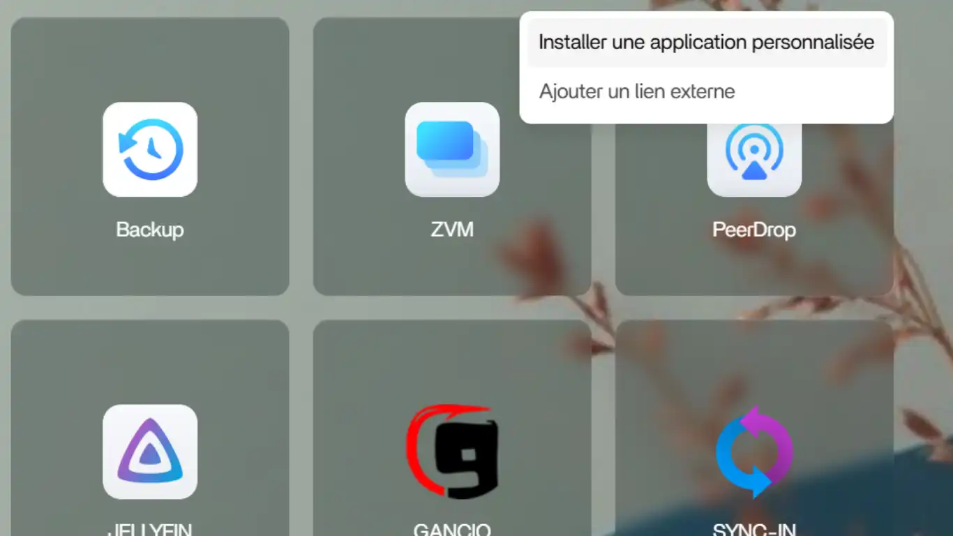 installer-application-personnalisee