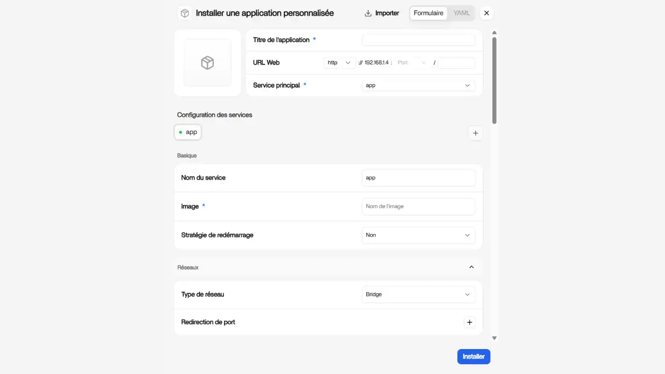 Mise à jour 1.7.0-beta1 - Console docker