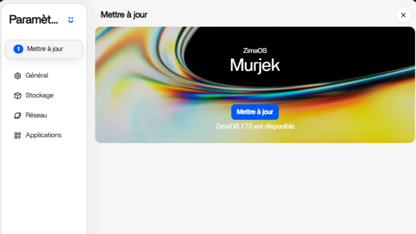 Mise à jour 1.7.0 mise à jour zimaos 1.6.0 beta1
