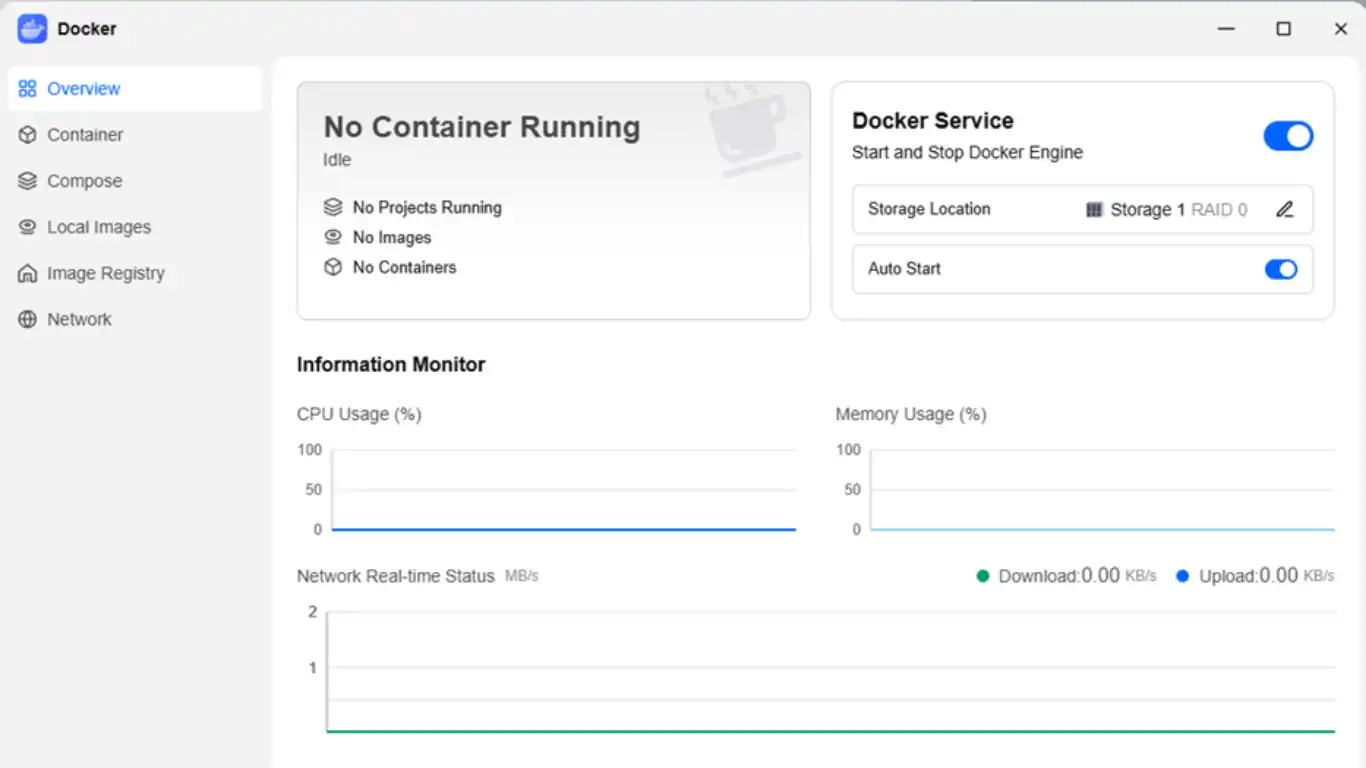 Termix sur FygoOS - Docker console