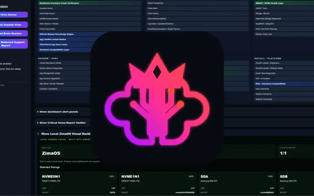 ZimaBrain CE – Installation
