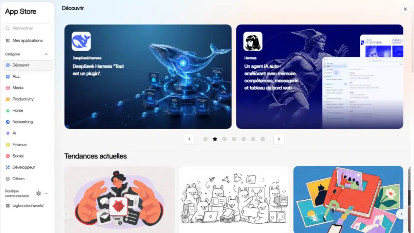 Applications communautaires - boutique communautaire