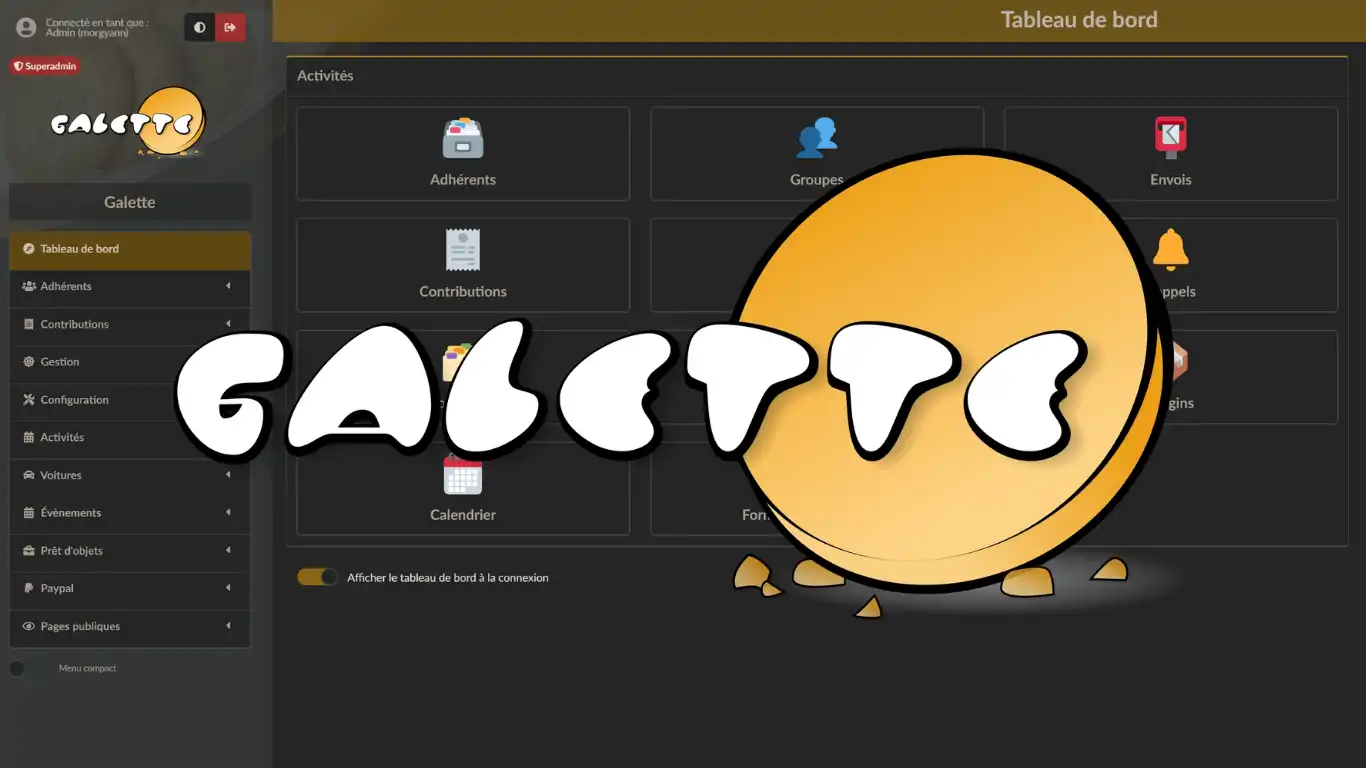 Galette gestion d’association
