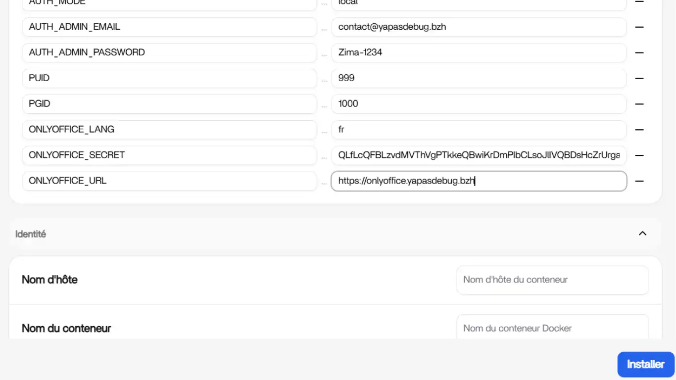 NextExplorer - intégrer onlyoffice