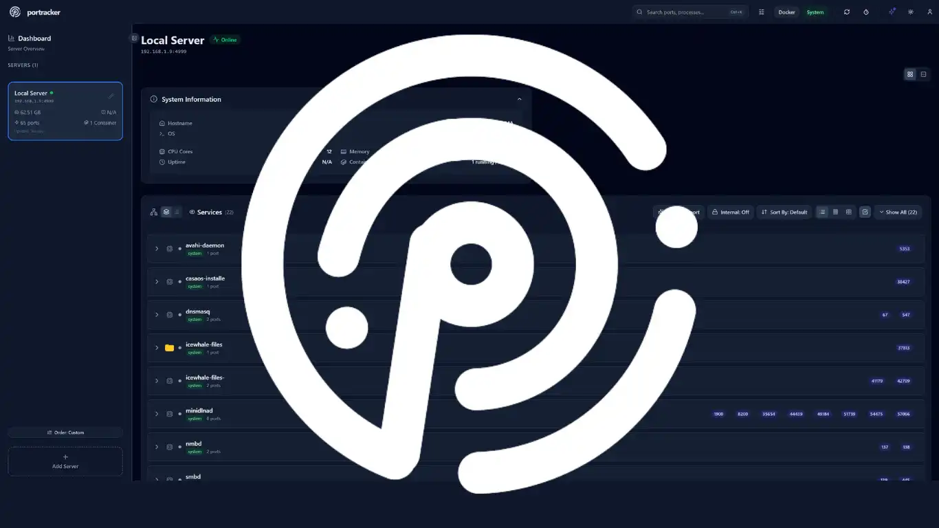 Portracker Les ports